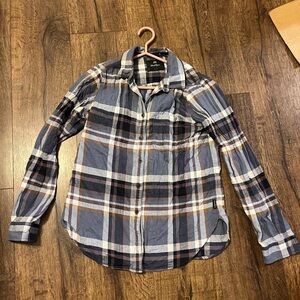 Women’s Purple Plaid Shirt